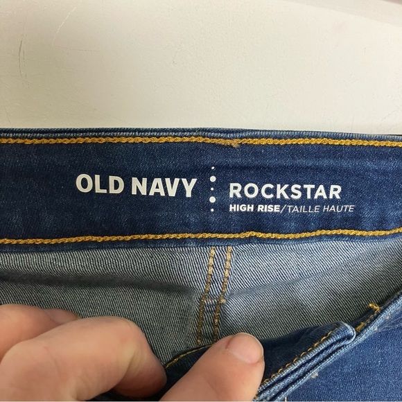 NWT Old Navy rockstar high rise skinny jeans size 14 - Picture 3 of 5
